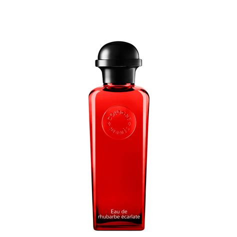 eau rhubarbe ecarlate hermes|hermes perfume red bottle.